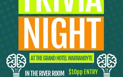 WNC Trivia Night 23rd August, 7pm.