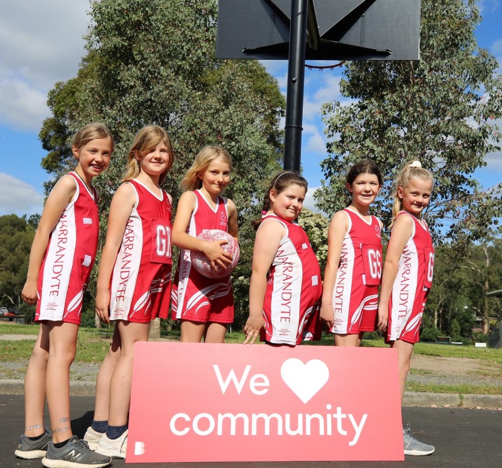 Thank You Warrandyte Community Bank! - Warrandyte Netball Club