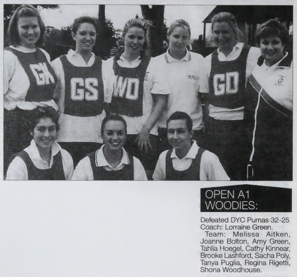 2005-09 Open A1 premiers Warrandyte Woodies