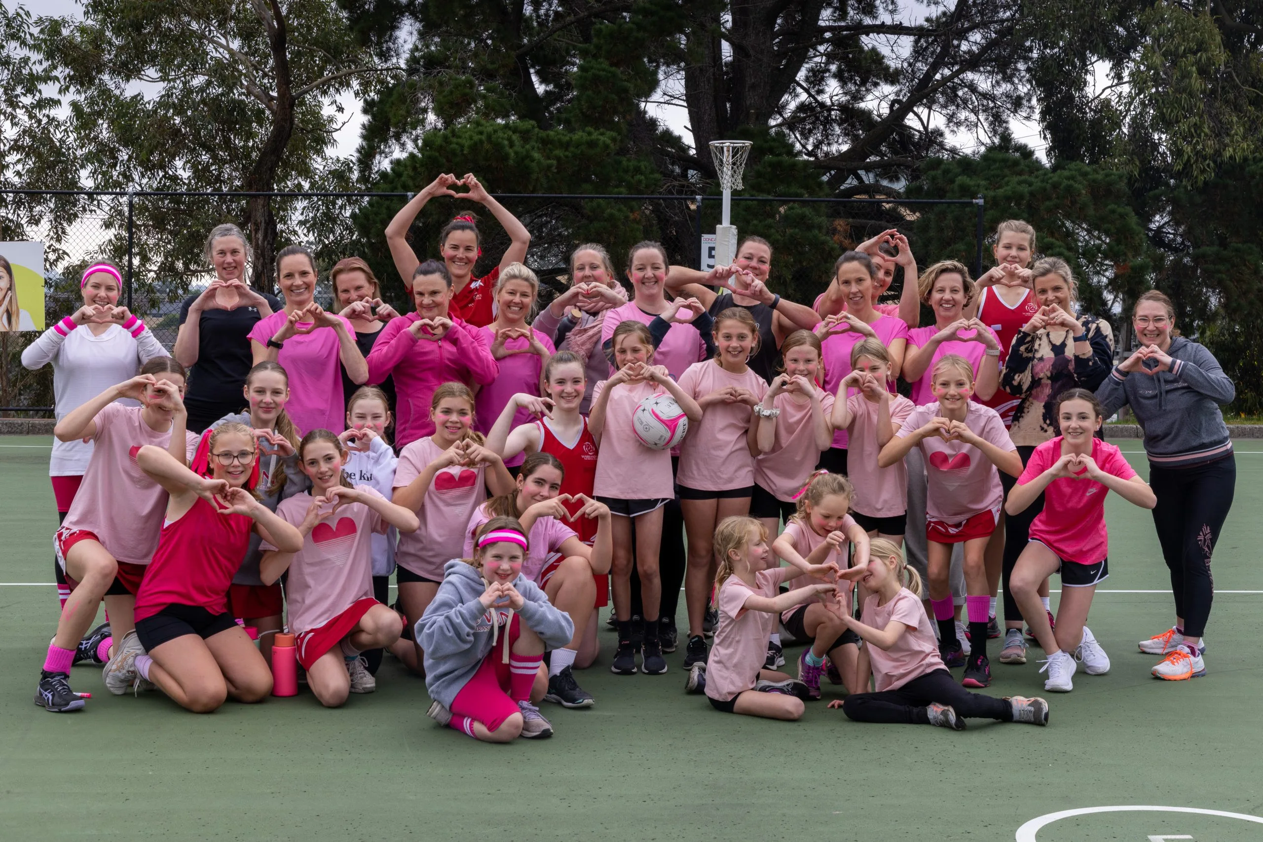 2023 Pink Day Warrandyte Netball Club