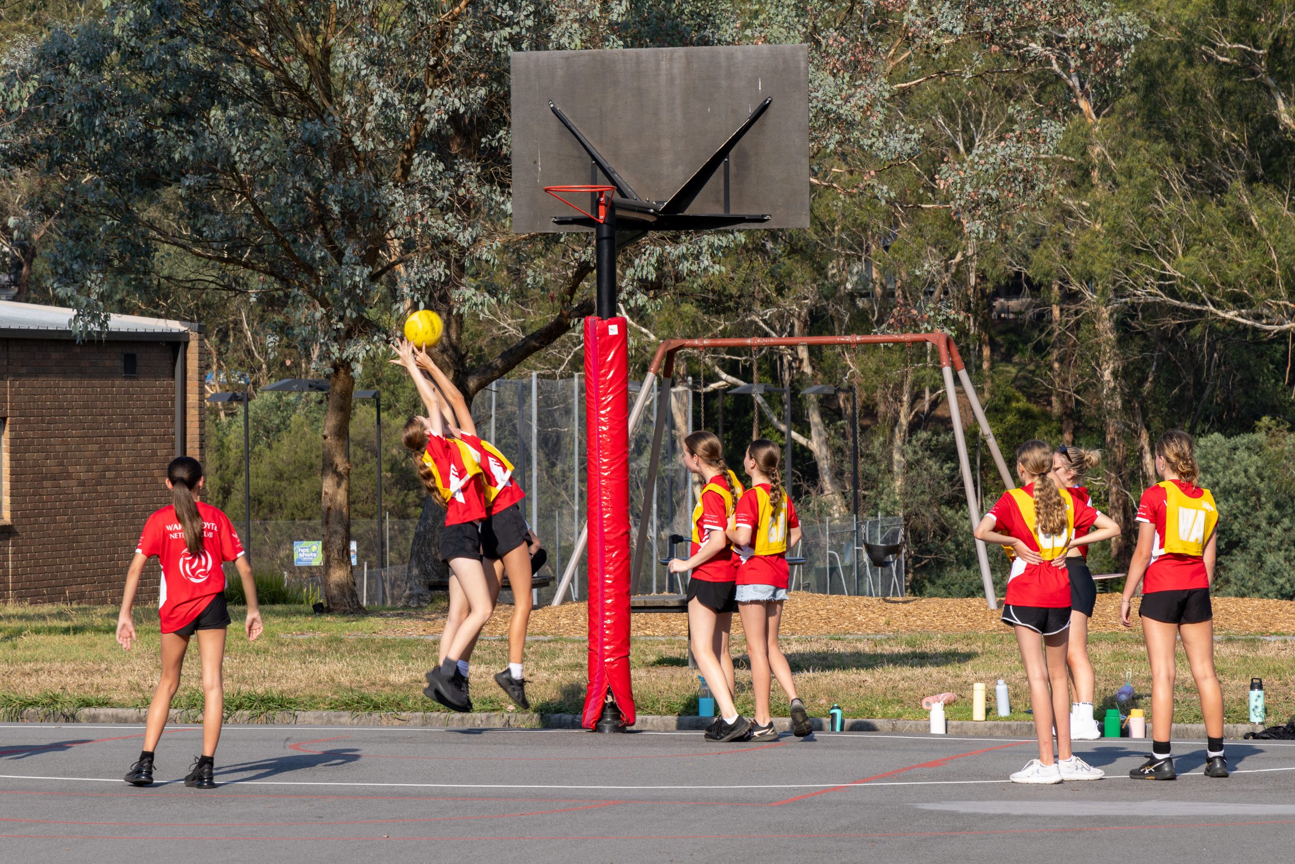 Warrandyte Netball Club training session